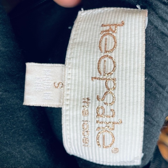 KEEPSAKE the label little black mini dress peplum ruffle sz small - Picture 4 of 12